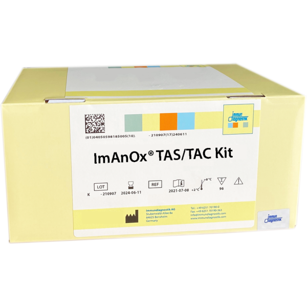 The ImAnOx® TAS/TAC yellow kit box.